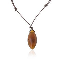 Collier et Ambre de Sumatra (Bali Barong)