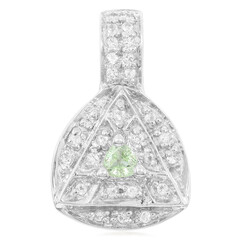 Pendentif en argent et Tourmaline