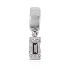 Pendentif en argent et Topaze rose d'Ouro Preto