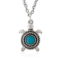 Collier en argent et Turquoise Sleeping Beauty (Desert Chic)