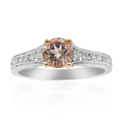 Bague en or et Morganite AAA (CIRARI)