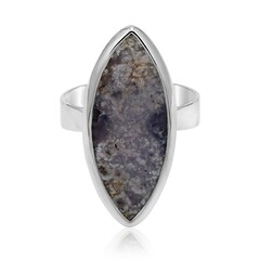 Bague en argent et Agate raisin