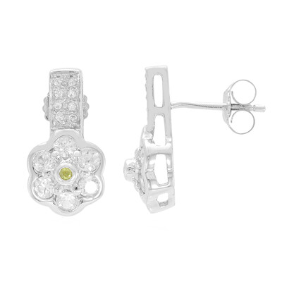 Boucles d'oreilles en argent et Zircon