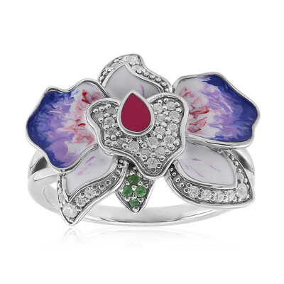 Bague en argent et Zircon (SAELOCANA)