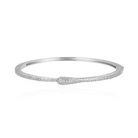 Bracelet en argent et Topaze blanche