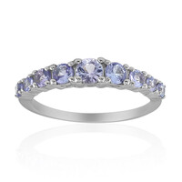 Bague en argent et Tanzanite