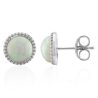 Boucles d'oreilles en argent et Opale Welo