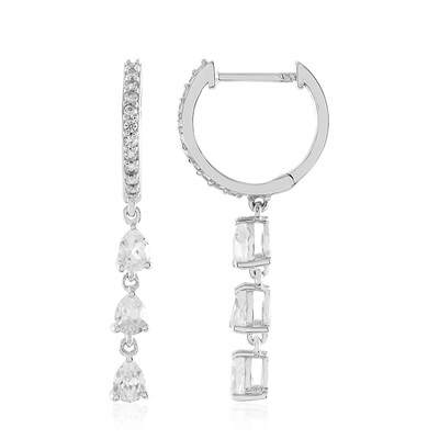 Boucles d'oreilles en argent et Zircon