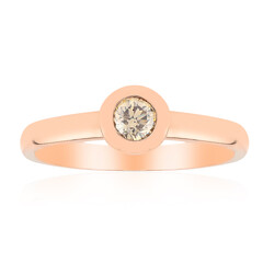 Bague en or et Diamant rose de France SI1 d'Argyle 