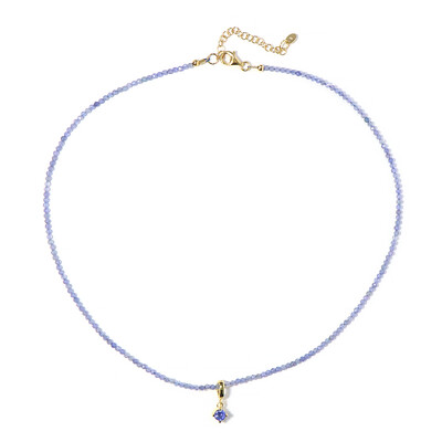 Collier en argent et Tanzanite