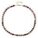 Collier en argent et Rhodonite