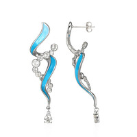 Boucles d'oreilles en argent et Zircon