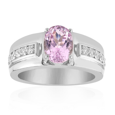 Bague en argent et Kunzite