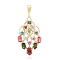 Pendentif en or et Tourmaline rose (Rifkind 1894 Collection)