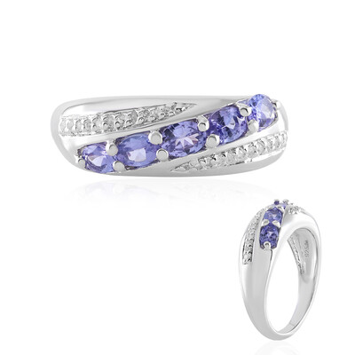 Bague en argent et Tanzanite