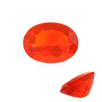  Opale de Feu du Mexique 0,75 ct (gemme et boîte de collection)