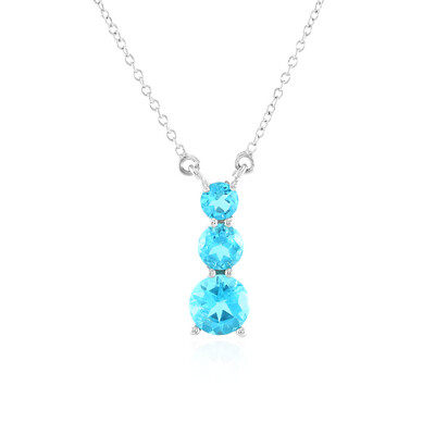 Collier en argent et Topaze Paraiba