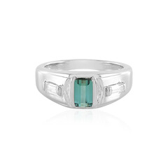 Bague en argent et Indicolite (Adela Silber)