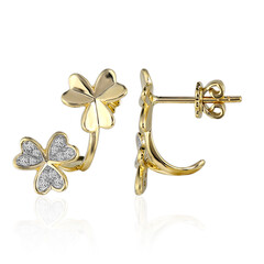 Boucles d'oreilles en or et Diamant SI1 (G)