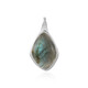 Pendentif en argent et Labradorite verte de Maniry (KM by Juwelo)