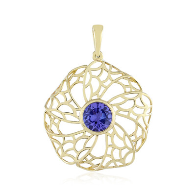 Pendentif en or et Tanzanite AAA (Ornaments by de Melo)