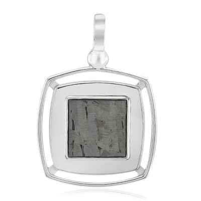 Pendentif en argent et Météorite d'Alétaï