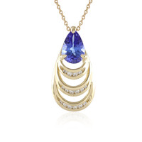 Collier en or et Tanzanite AAA (de Melo)