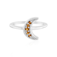 Bague en argent et Citrine