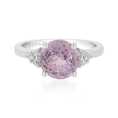 Bague en argent et Kunzite