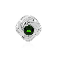 Pendentif en argent et Diopside de Russie