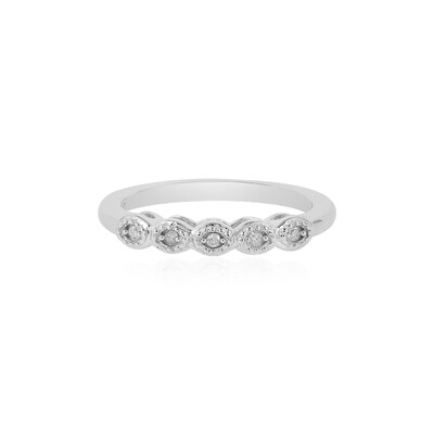 Bague en argent et Diamant I2 (I)