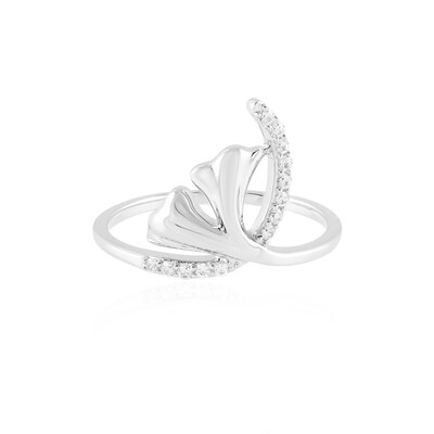 Bague en argent et Zircon