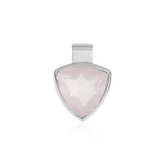 Pendentif en argent et Quartz rose