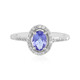 Bague en argent et Tanzanite