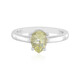 Bague en argent et Quartz citron