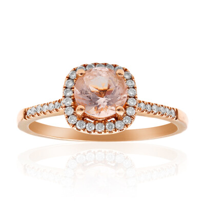 Bague en or et Morganite AAA (CIRARI)