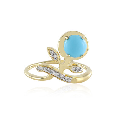 Bague en argent et Turquoise Sleeping Beauty