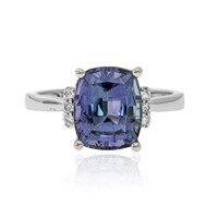 Bague en or et Tanzanite non chauffée (CIRARI)