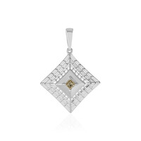 Pendentif en or et Diamant champagne I2 (Ornaments by de Melo)