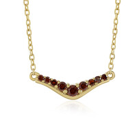 Collier en argent et Diamant rouge I3