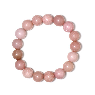 Bracelet et Aragonite rose