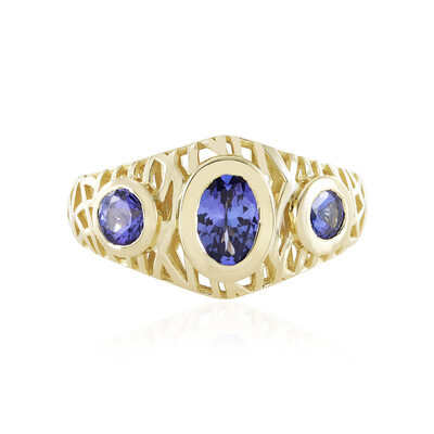 Bague en or et Tanzanite AAA (Ornaments by de Melo)