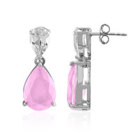 Boucles d'oreilles en argent et Quartz lilas