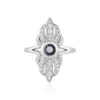 Bague en argent et Tanzanite non chauffée