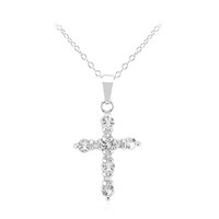 Collier en argent et Topaze blanche