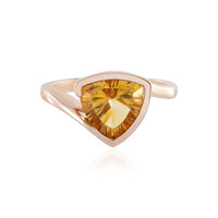 Bague en argent et Citrine