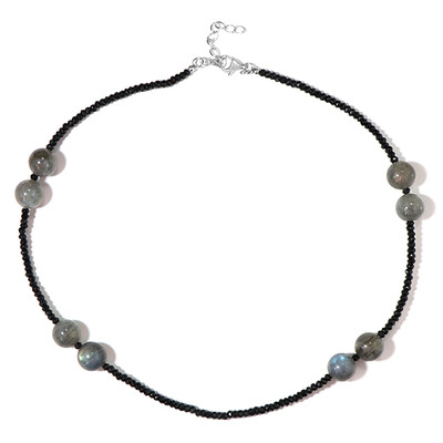 Collier en argent et Labradorite