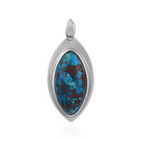 Pendentif en argent et Chrysocolle