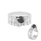 Bague en argent et Diamant couleur argent (MONOSONO COLLECTION)