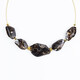 Collier en acier inoxydable et Agate